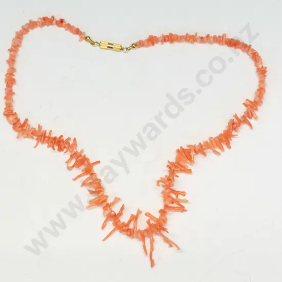 coral necklace