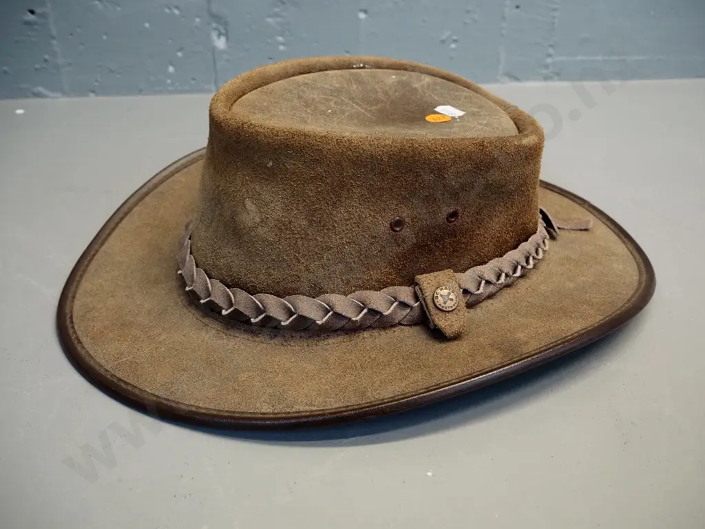 Australian BC (Bill Conner) Hats suede leather stockman's hat Image 1++