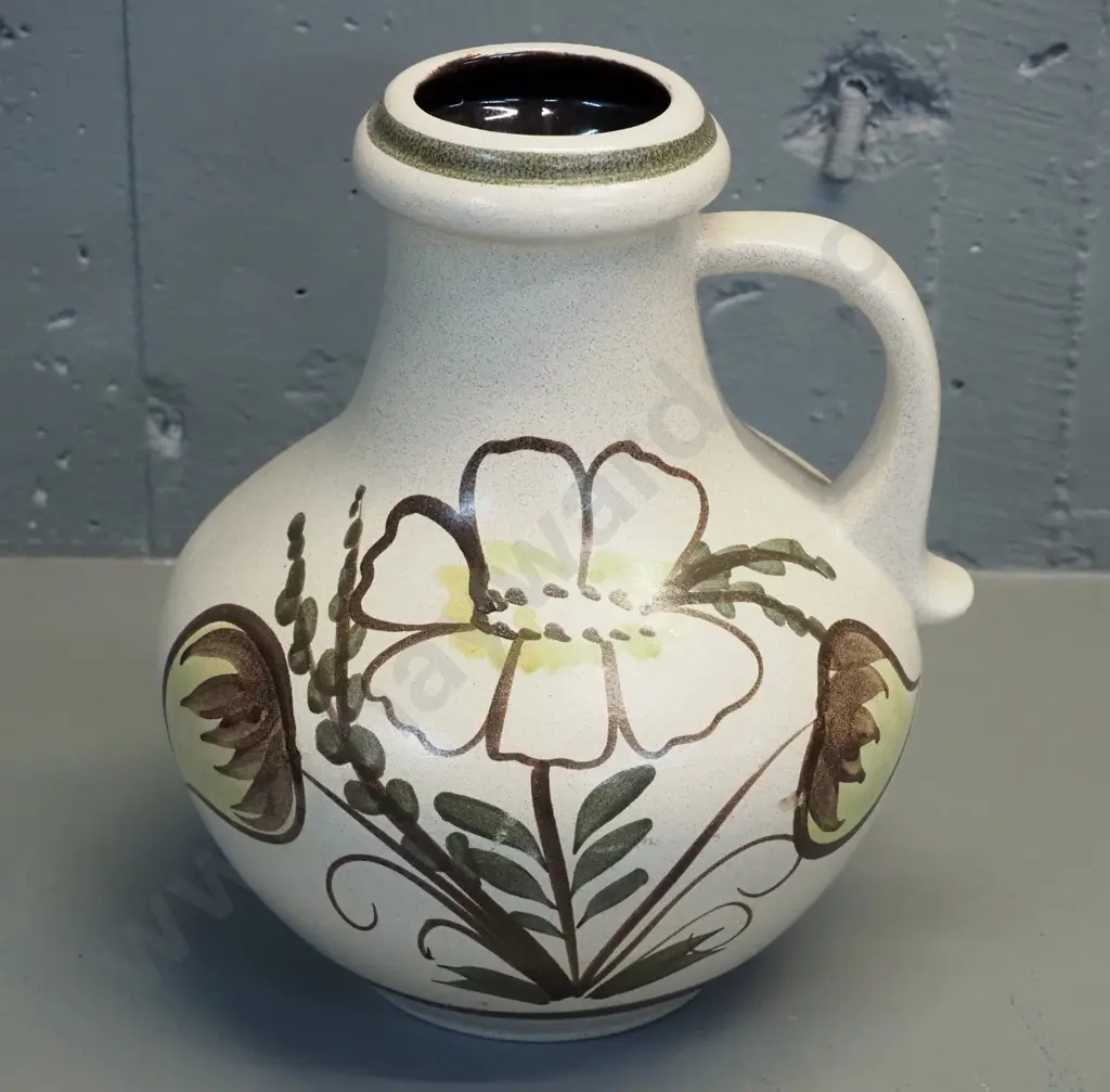 Scheurich Keramik large hand painted German pottery jug vase H-300 D-260 Image 1++