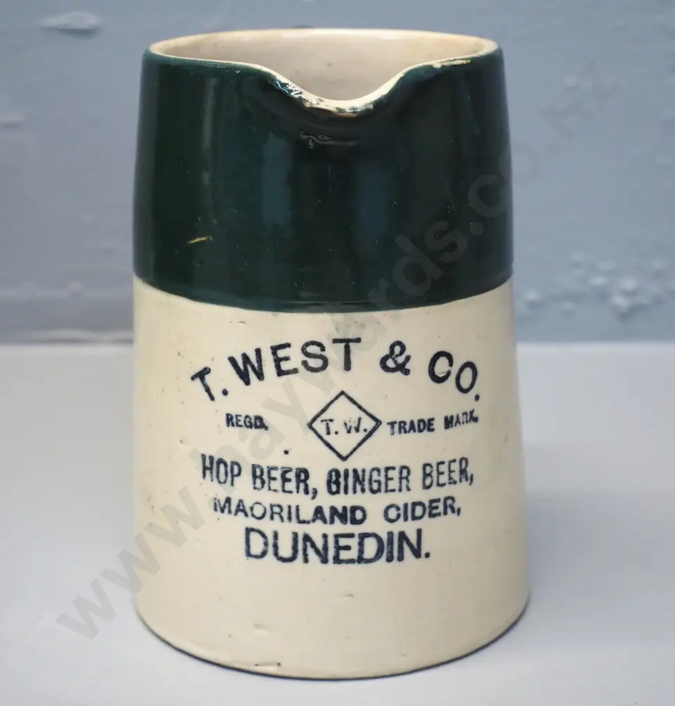 West & Co Dunedin stoneware jug H-140 Image 1++