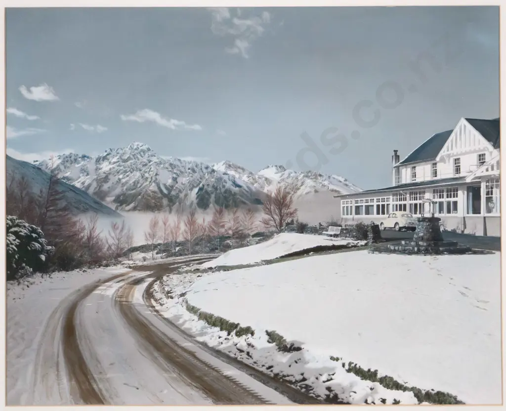 framed vintage RV Francis Smith photograph "Hermitage View" H-290 W-360 Image 1++
