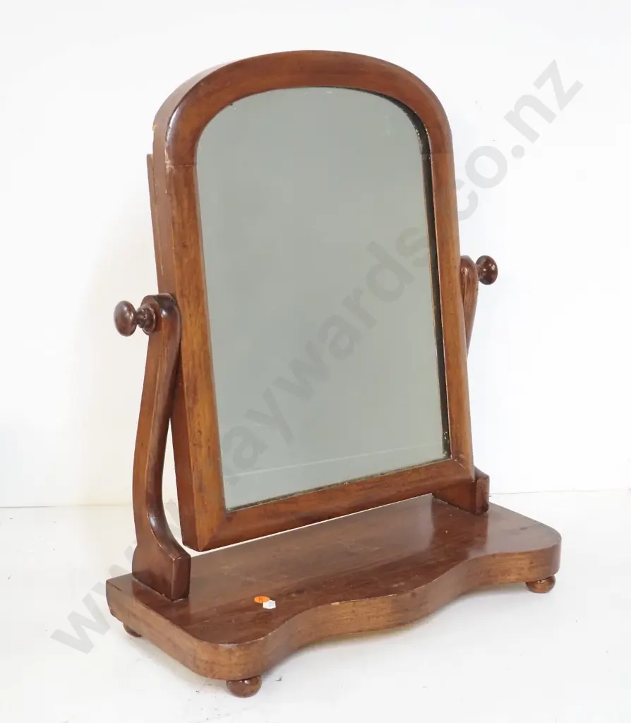 vintage small tabletop dressing table mirror H-580 W-450 D-200 Image 1++