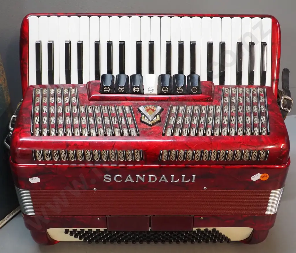 Scandalli Italian piano accordion with case Image 1++
