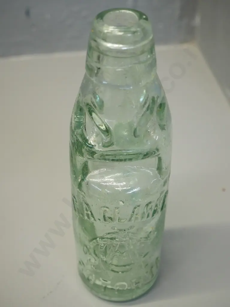marble bottle with clear marble - C.A. Clarke Rotorua Image 1++