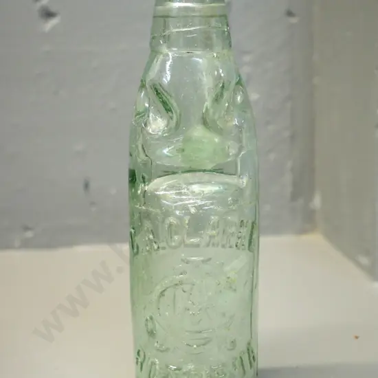 marble bottle with clear marble - C.A. Clarke Rotorua
