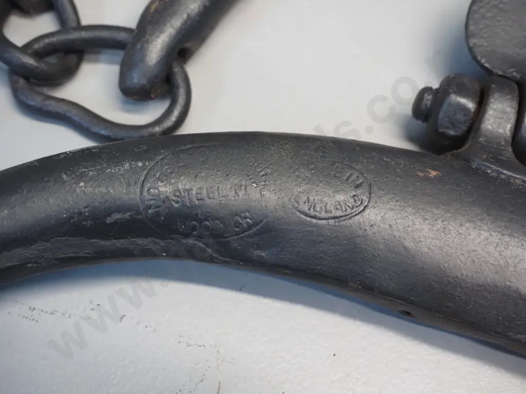 pair vintage horse hames - marked Cornstalk Brand, England - L-810 Image 1++