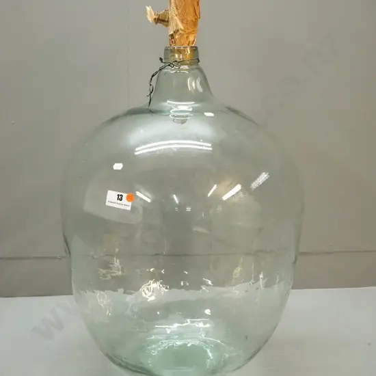 large glass carboy H-660 Diam-440