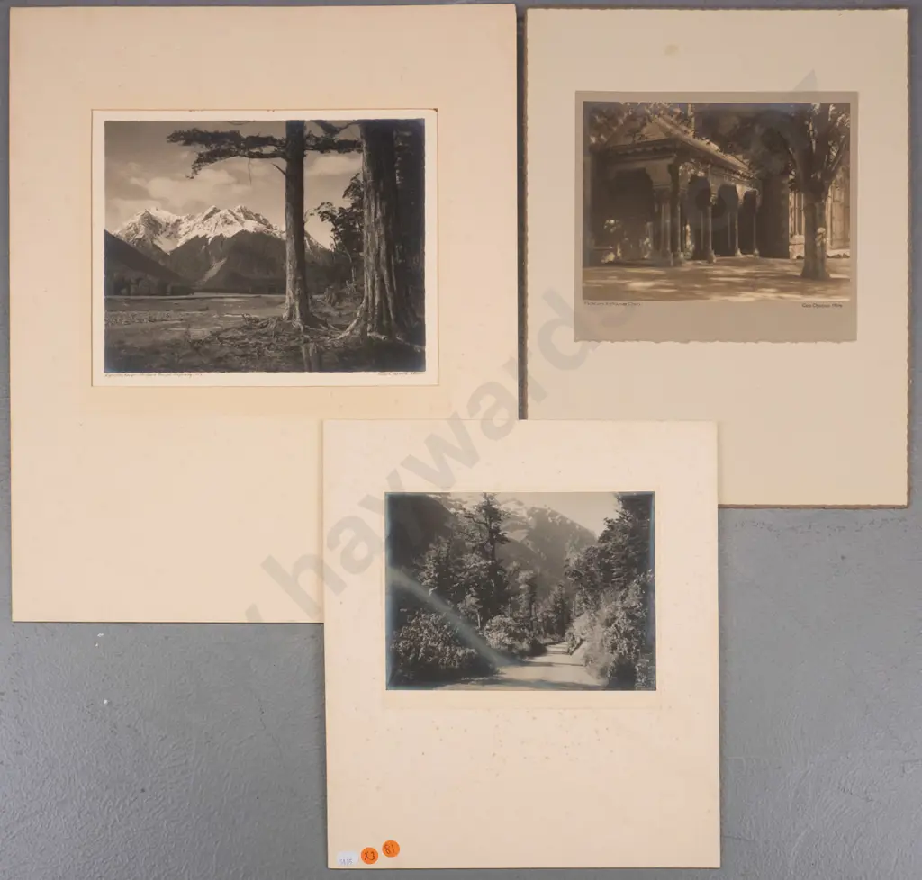 3x unframed George Chance black and white photographs (age damge and foxing) Largest H-210 W-250 Image 1++