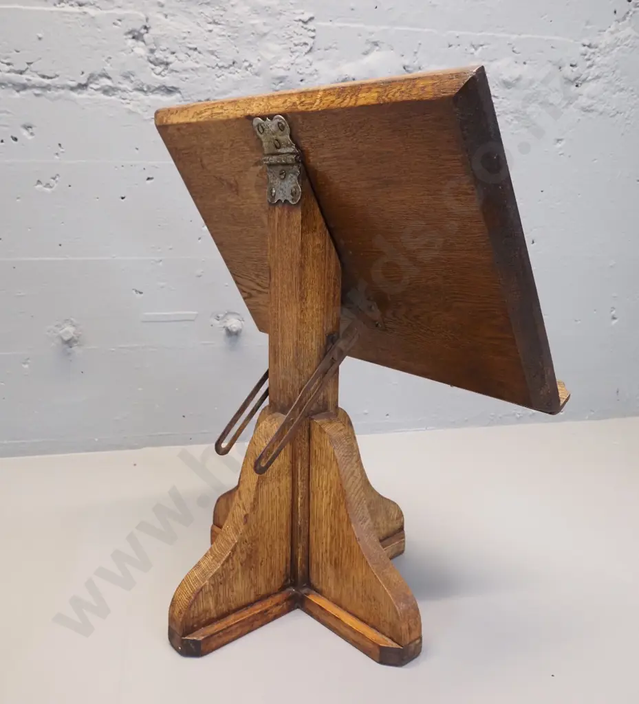 oak book stand with tilt adjustment H-540 W-410 Image 1++