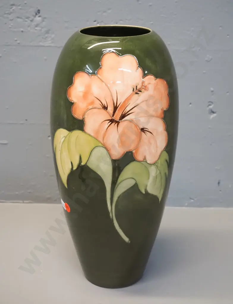 large Moorcroft vase - some crazing. H-380 Image 1++