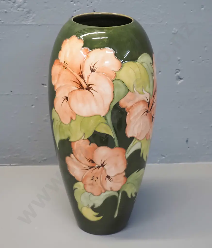 large Moorcroft vase - some crazing. H-380 Image 1++