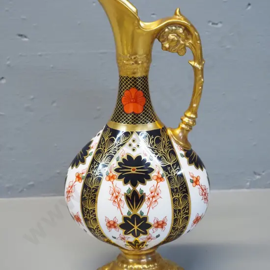 Royal Crown Derby imari pattern ewer jug vase H-260