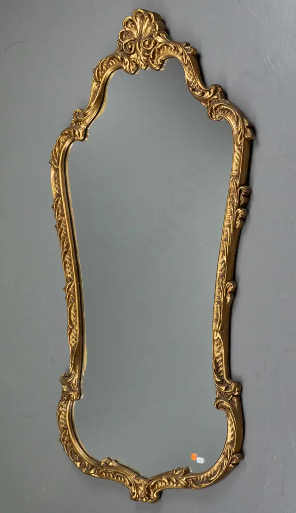 gilt framed wall mirror H-1110 W-520 Image 1++