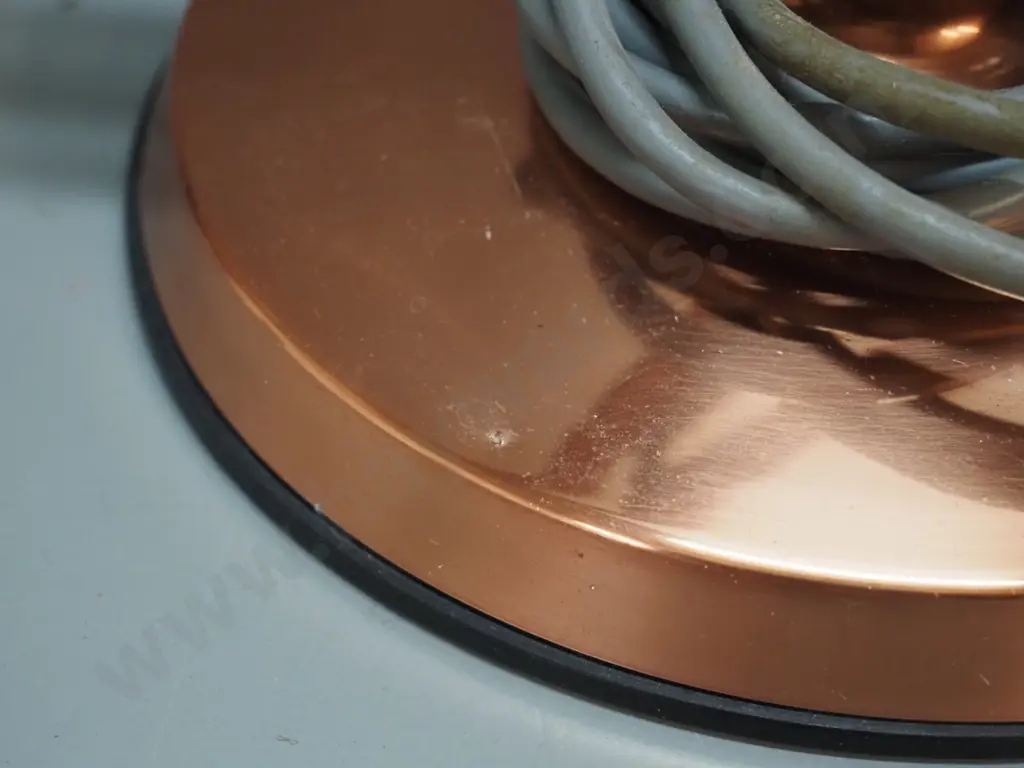 Gartner Superluxe anglepoise lamp w/ copper finish - minor rubbing / pitting to finish. H-680 as photographed Image 1++