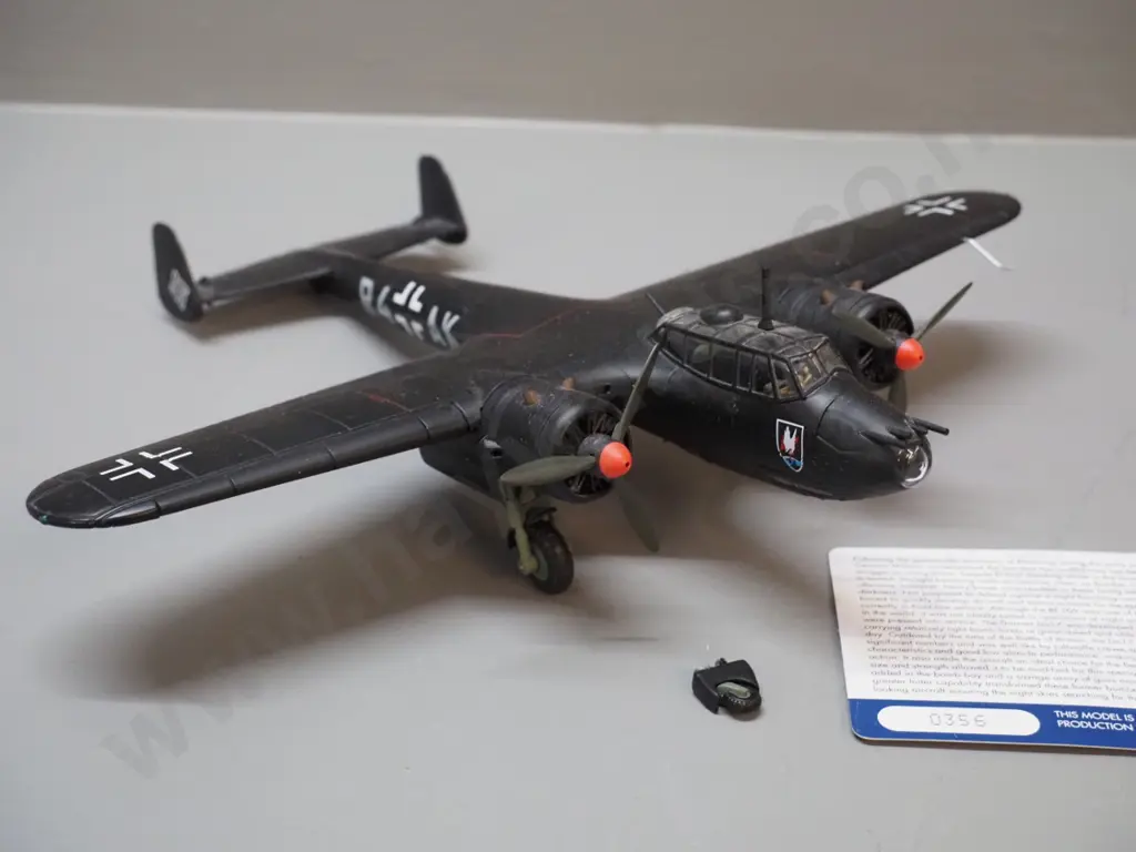 Corgi Aviation Archive die-cast 1:72 scale model - Dornier DO17Z-10 Kauz with limited edition card (loose tail piece) Image 1++