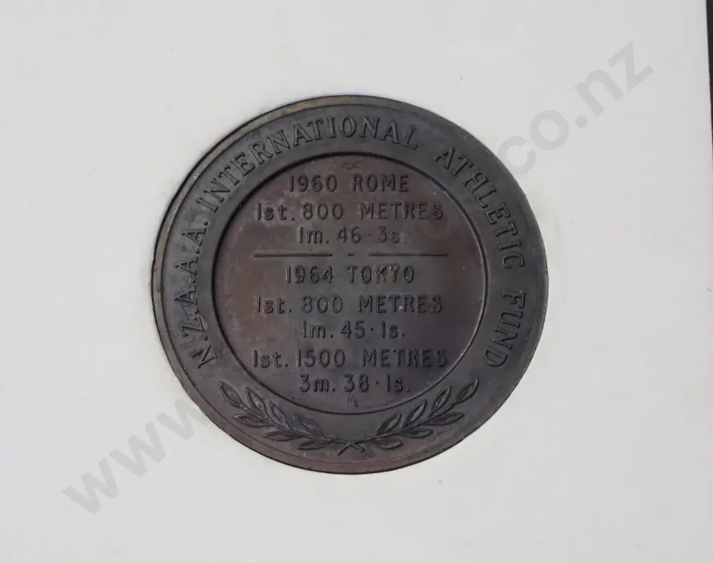 2 1991 Rugby World Cup 5 dollar coins and 2 NZAA International Athletic Fund medallions - Yvette Williams & Peter Snell Image 1++