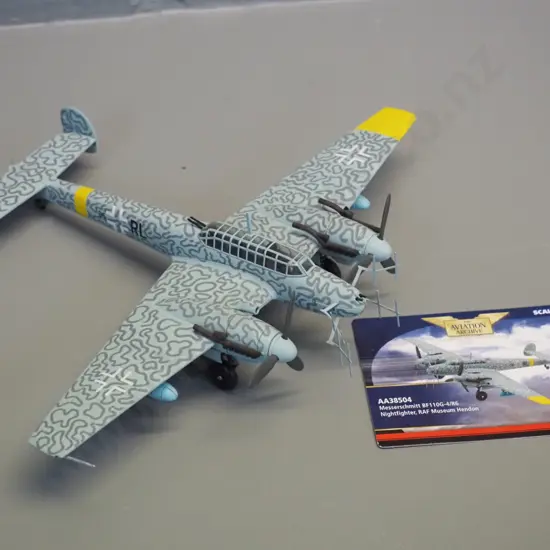 Corgi Aviation Archive die-cast 1:72 scale model - Messerschmidt VF110G 4/R6 with limited edition card