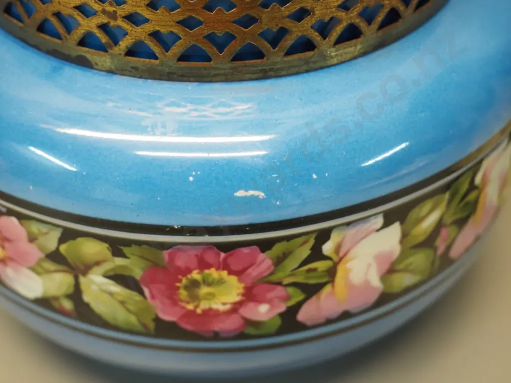 Eichwald amphora vase No 987/6 H-200 and Falcon rose bowl with metal holder Image 1++