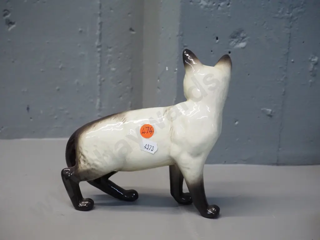 Beswick Siamese cat figure H-180 L-180 Image 1++