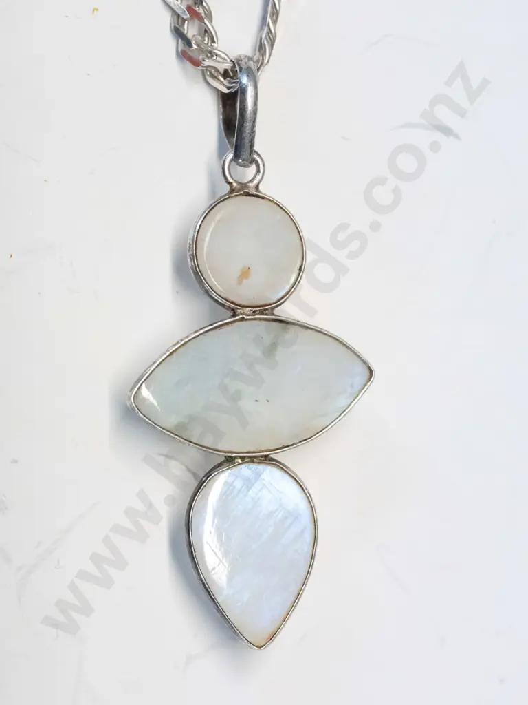 silver necklace chain stamped 925 Image 1++
