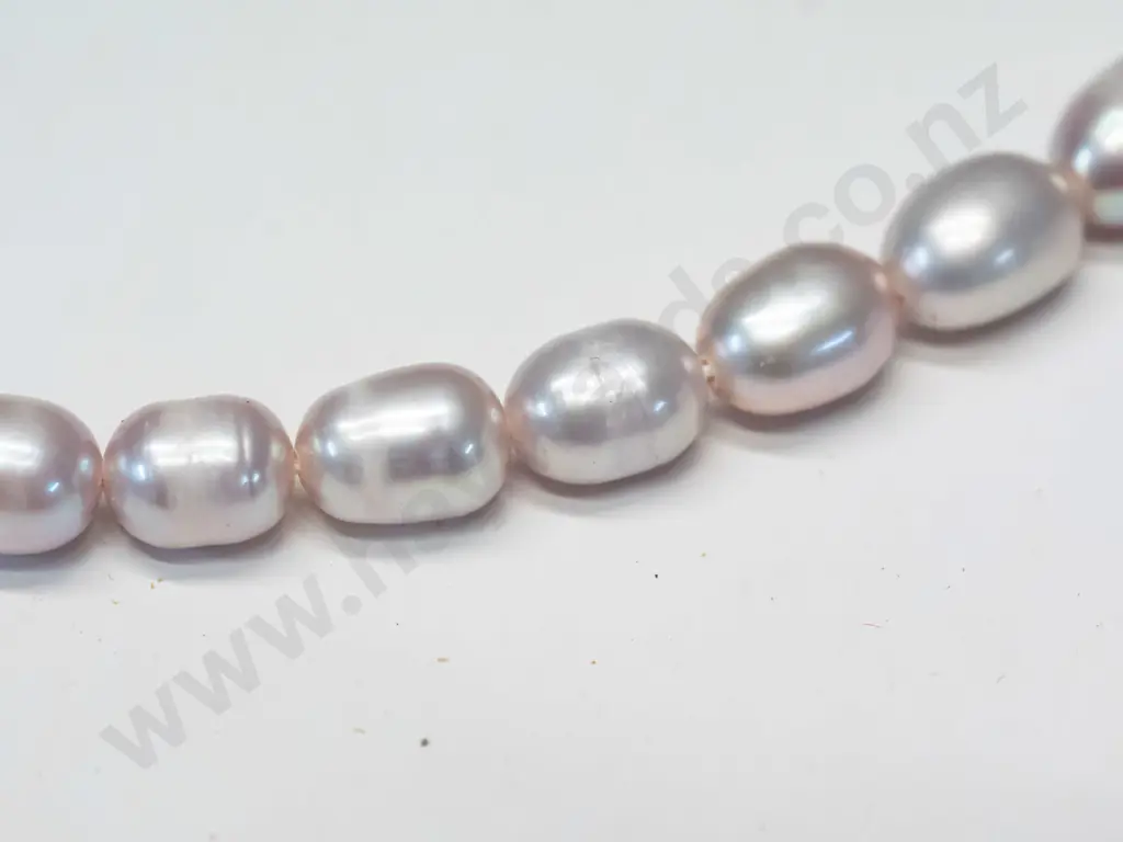 pink freshwater pearl necklace Image 1++