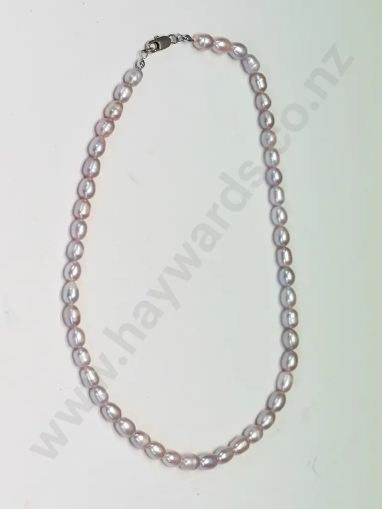 pink freshwater pearl necklace Image 1++