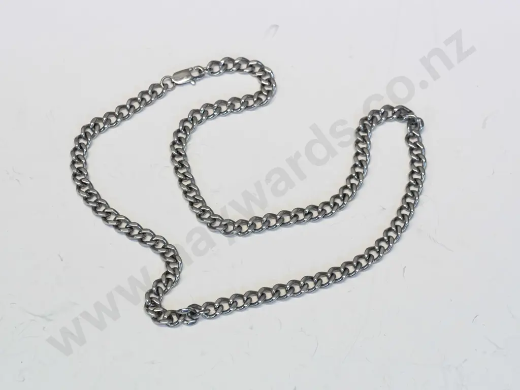 'Chisel' stainless steel necklace Image 1++