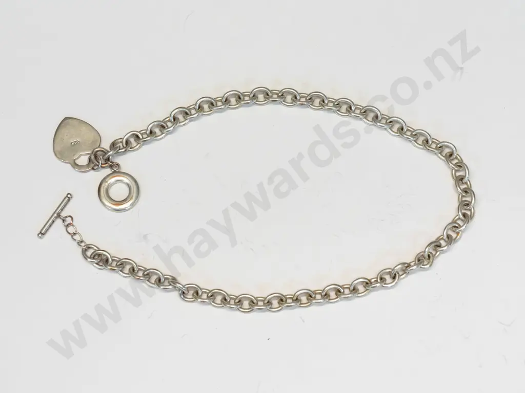 silver fob chain style necklace stamped 925 Image 1++
