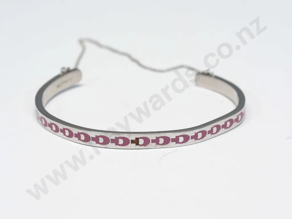 'Coach' bangle with chain Image 1++