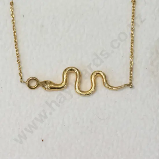 gold plated snake bracelet stamped 925