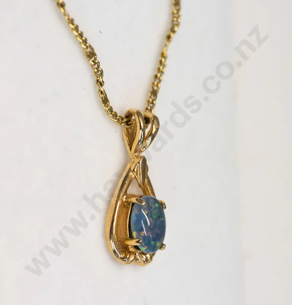 opal necklace no marks Image 1++