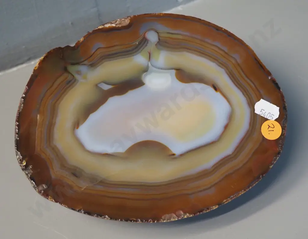 large agate specimen with one polished side L-290 W-150 Image 1++