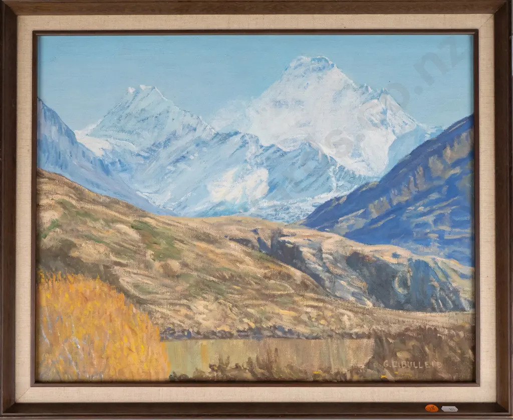 GL Bulleid - framed oil "Mt Aspiring" H-390 W-490 Image 1++