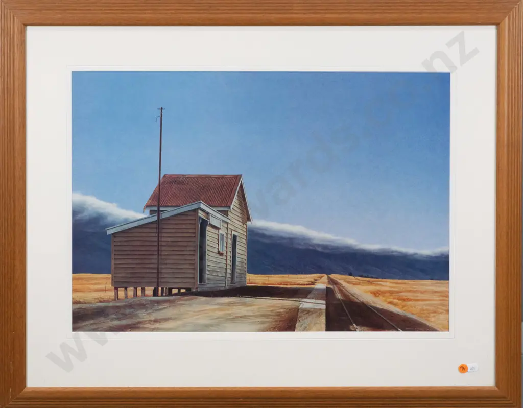 framed Grahame Sydney poster print "Sutton" H-390 W-550 Image 1++