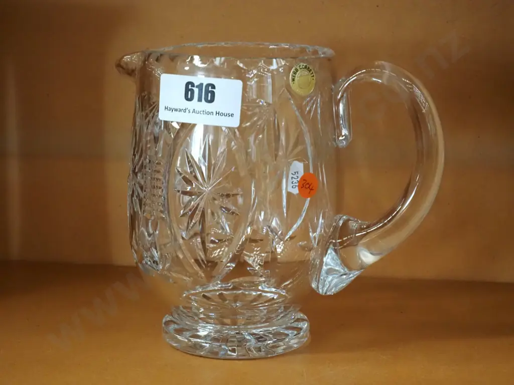 Webb Corbett cut crystal jug H-180 Image 1++