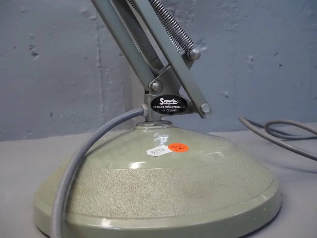 light green Gartner Superlux Auckland anglepoise lamp - shade D-190 Image 1++