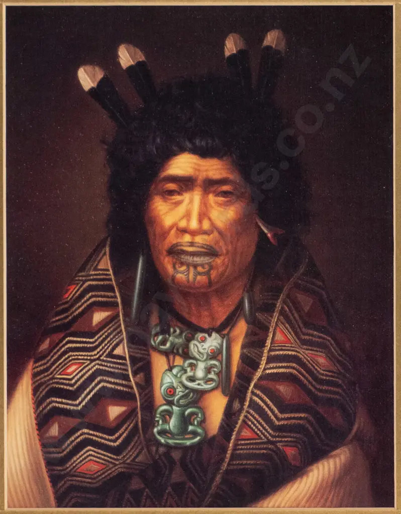 gilt framed print - portrait H-340 W-260 Image 1++