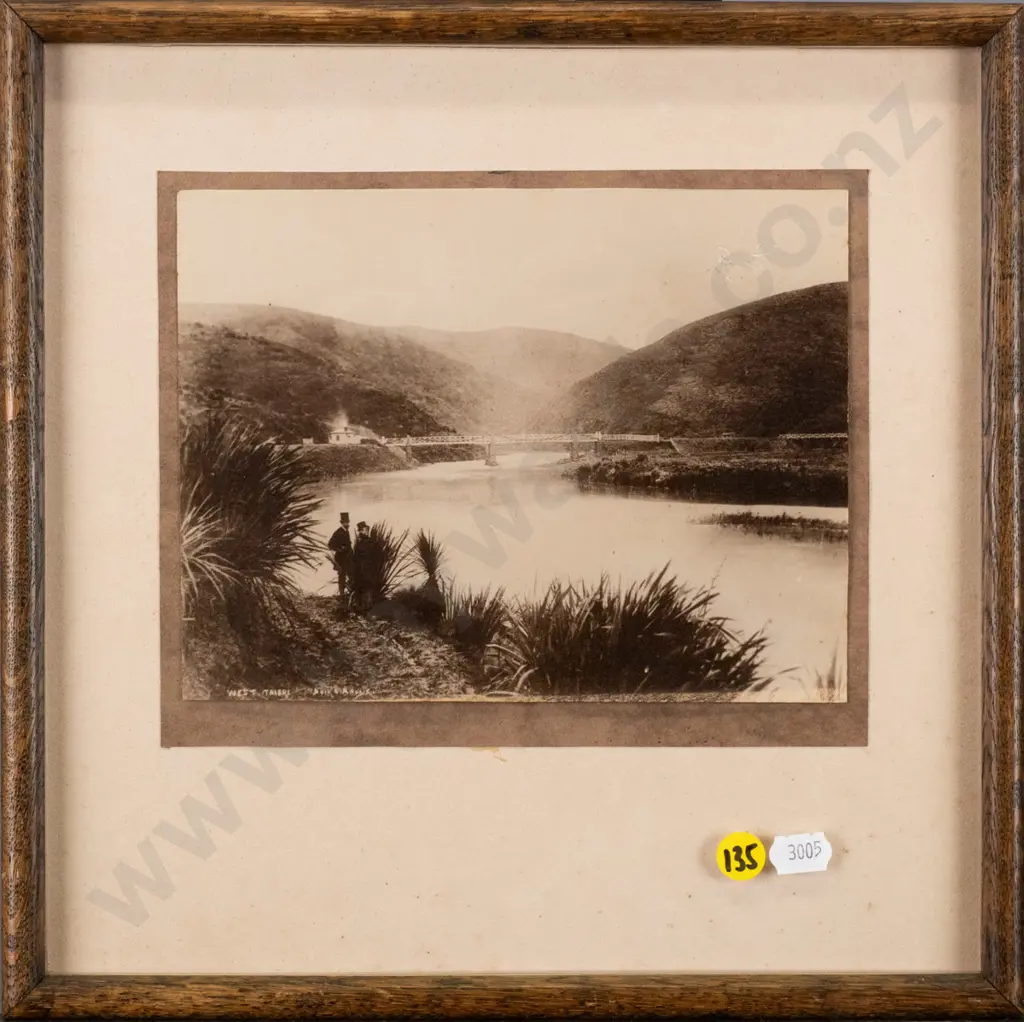 framed reproduction vintage photograph - West Taieri H-145 W-190 (sligth damage) Image 1++