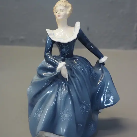 Royal Doulton figurine - woman in a blue dress - "Fragrance" H-170