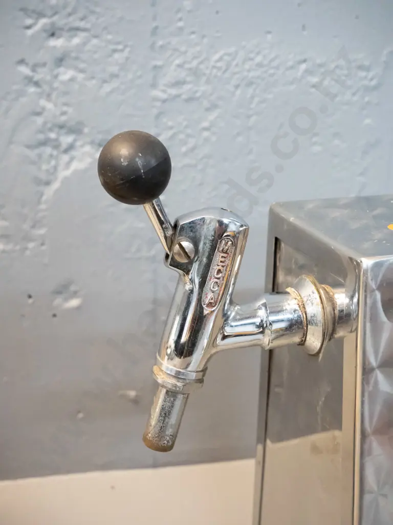 retro DB breweries beer tap - chromed metal case, plastic front, made by Mecca H-340 W-150 D-210 Image 1++