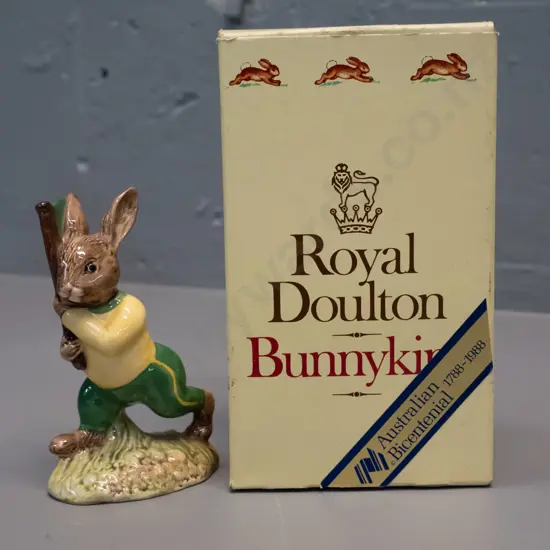 Royal Doulton Bunnykins 1988 Australian Bicentennial figurine with original box H-110