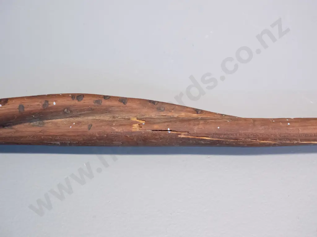 timber walking stick with hand carved entwined snake L-960 Image 1++