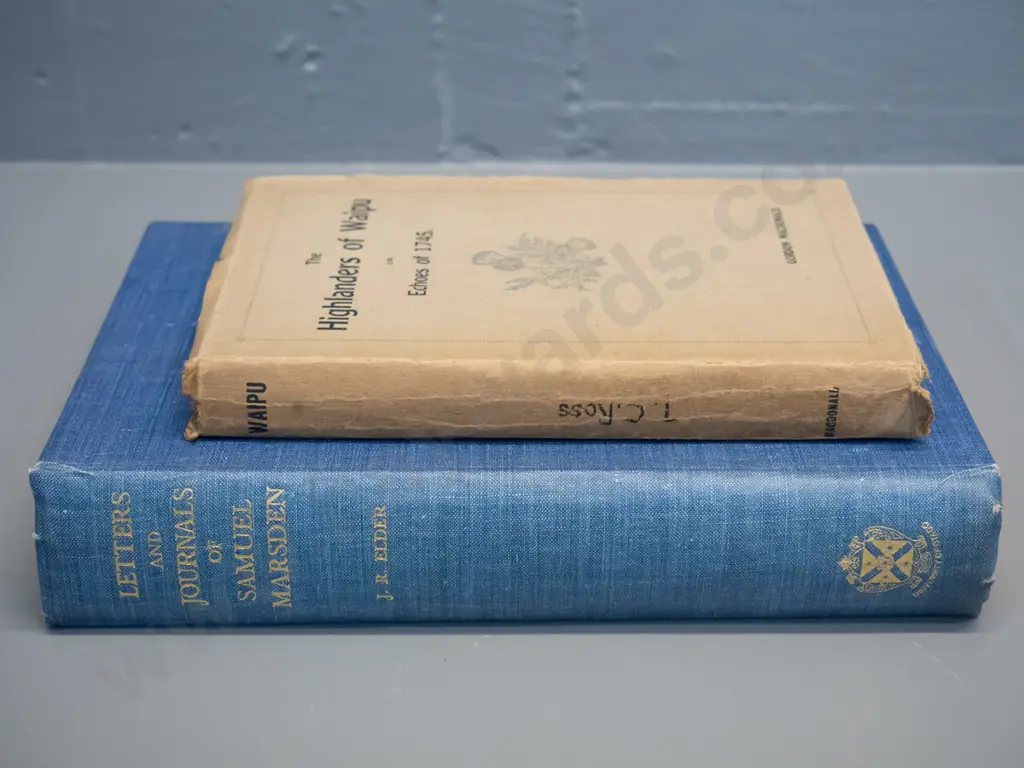 2 books - Letters and Journals of Samuel Marsden - first edition, signed by editor, limited edition of 1000 (no DJ) and Image 1++