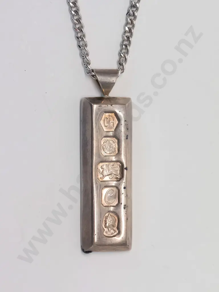 silver ingot stamped 925 Image 1++