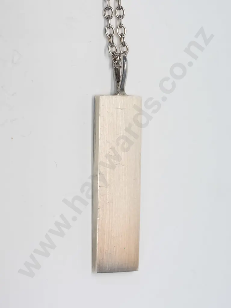 silver pendant chain stamped sterling Image 1++
