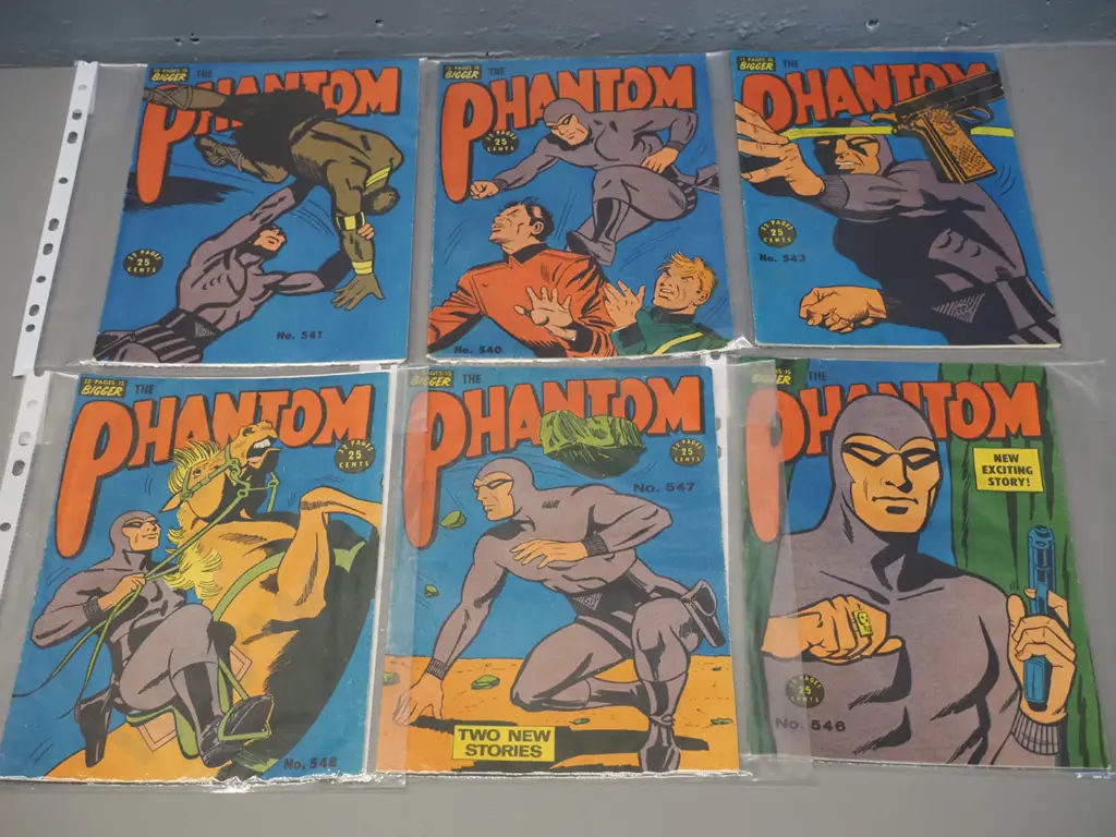 6 Phantom comics - mid-1970s Australian issues - Numbers 540, 541, 543, 546, 547, 548 Image 1++