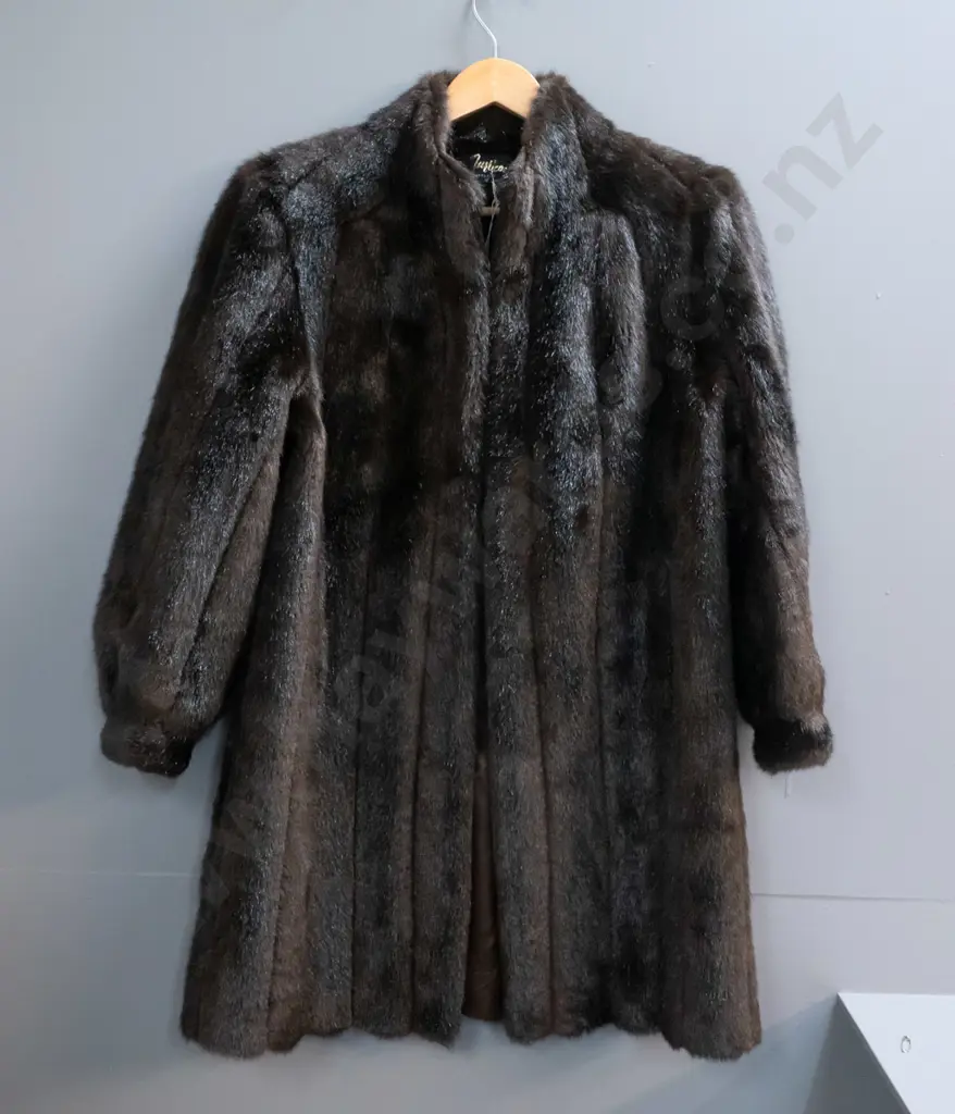 "Furricoat" by Ellis of Auckland faux fur coat Image 1++
