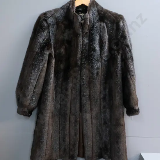 "Furricoat" by Ellis of Auckland faux fur coat