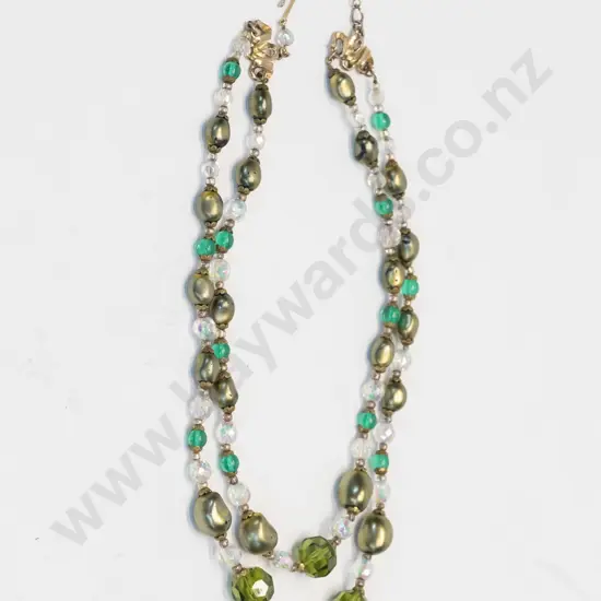 2 strand costume necklace