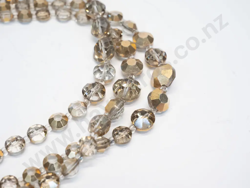 3 strand crystal necklace Image 1++